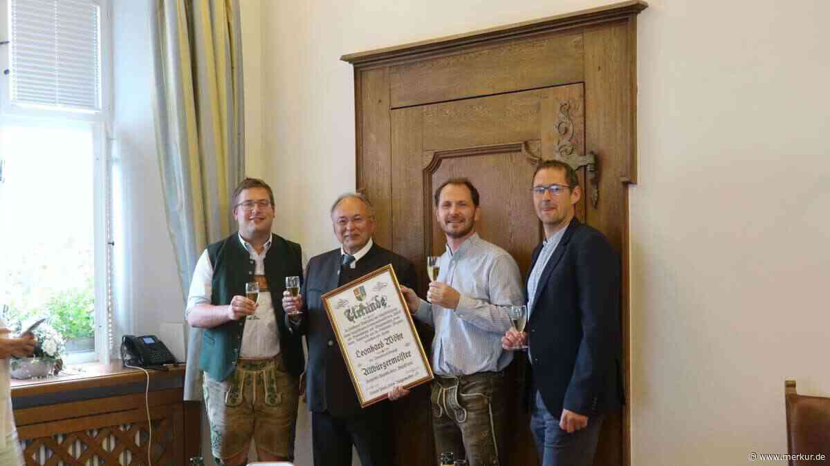 Leonhard Wöhr bekommt Titel Altbürgermeister – einstimmig