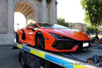 Supercars worth more than £8million seized by Met police in crackdown on London's streets