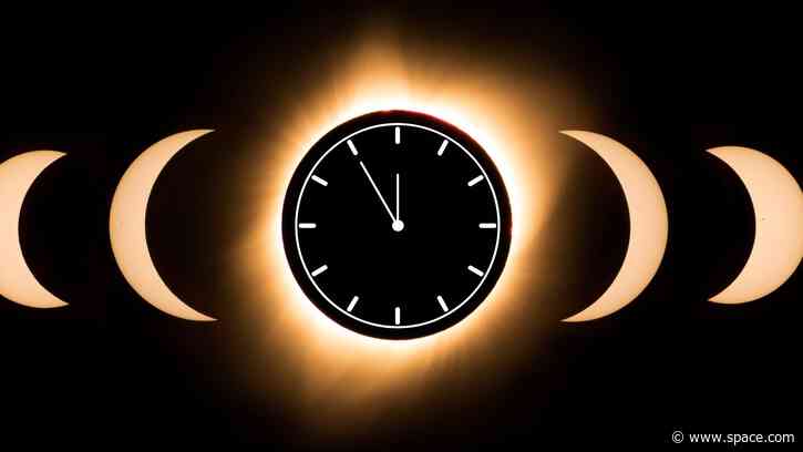 What time is the total solar eclipse on Aug. 12, 2026?
