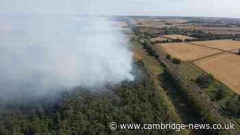 Firefighter's message amid 'serious incident' at Cambridgeshire nature reserve