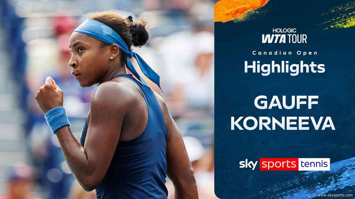 Gauff breezes past Korneeva to reach Canadian Open quarters