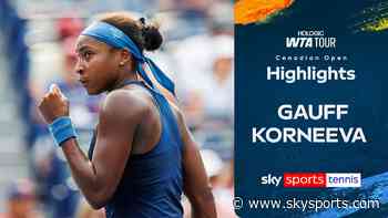 Gauff breezes past Korneeva to reach Canadian Open quarters