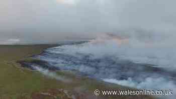 Keep windows and doors closed warning issued as huge wildfire continues to burn