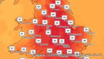 UK weather maps turn red as Met Office could issue rare warning amid fifth heatwave