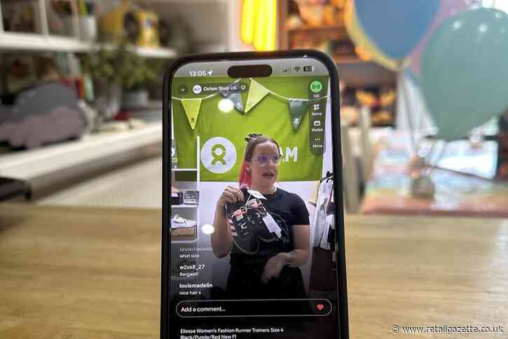Oxfam sells out first eBay Live shopping event