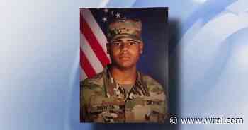 Procession and burial service for fallen Fort Bragg solider Swinton Monday