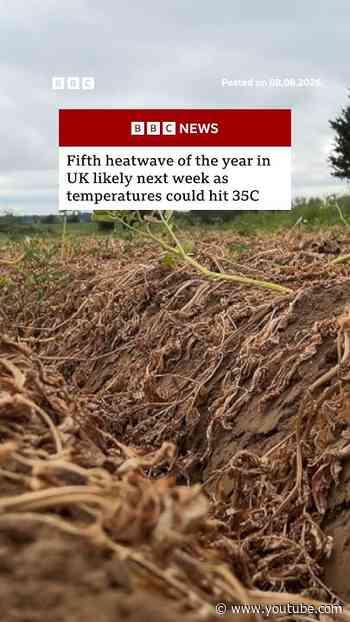 Fifth heatwave of the year in UK likely next week as temperatures could hit 35C. #Weather #BBCNews