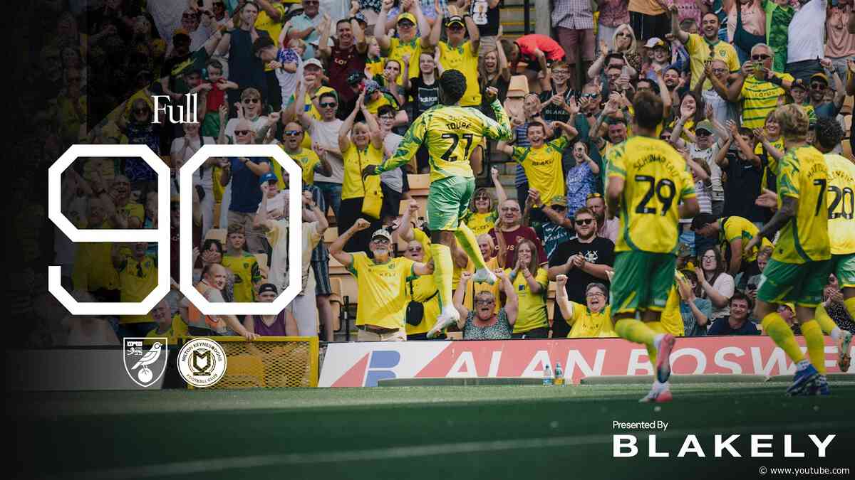 Into the hat for the second round 🙌 | Norwich City 4-1 MK Dons | Full 90