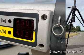 POL-MS: Geschwindigkeitsmessung auf der Landstraße 511 bei Recklinghausen - Aktion Roadpol Speed