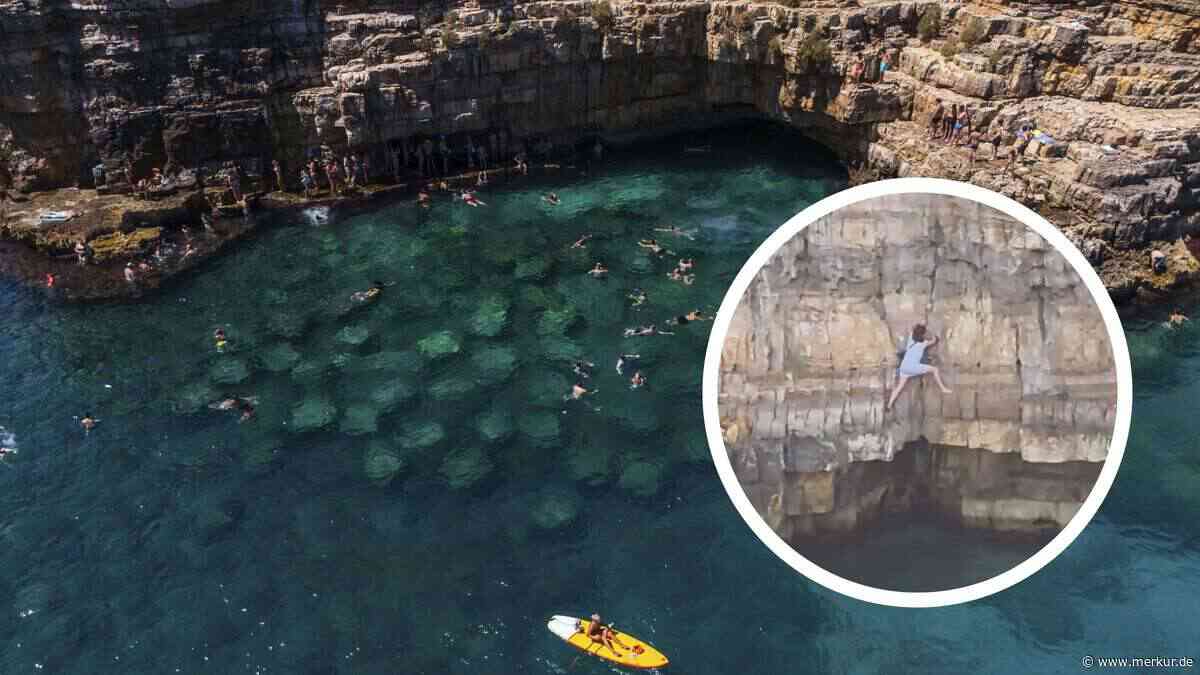 Italien-Urlauberin auf Foto-Jagd sorgt mit Kletteraktion für Fassungslosigkeit – „extrem gefährlich“