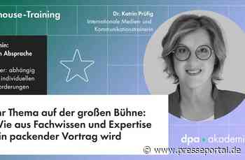 Kommunikationstraining für Speaker | dpa-Akademie