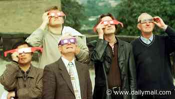 Watching the solar eclipse this week? DON'T use your glasses from 1999! Experts warn viewers from the last eclipse may have degraded - putting your eyes at risk of permanent damage