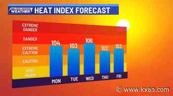 Back to the triple digits as students go back to school