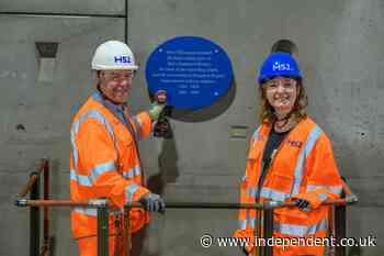 HS2 installs blue plaque 40 metres under Brunel family tomb