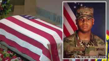Procession and burial service for fallen Fort Bragg soldier Swinton Monday