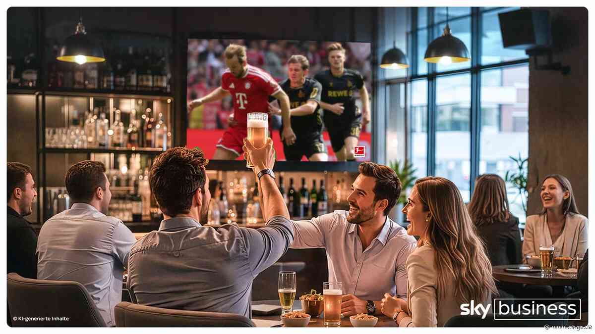 ANZEIGE Sky Business: Die Bundesliga ist zurück und bringt Fans an die Hotelbar