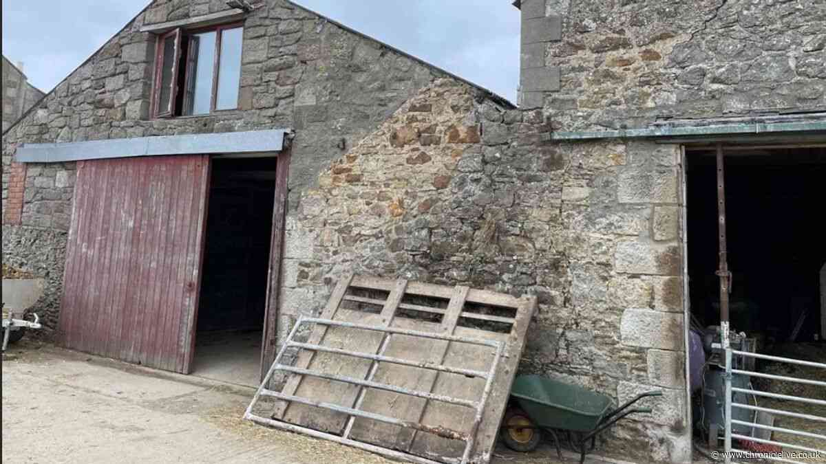 Building contractor fined £20,000 after bricklayer fell through Northumberland barn roof and broke back