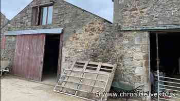 Building contractor fined £20,000 after bricklayer fell through Northumberland barn roof and broke back