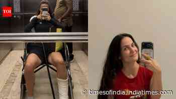 Elli Avrram Foot Fracture Recovery: Actor pauses shoots after workout injury
