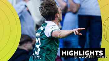 Hibs stun Rangers with dramatic late winner