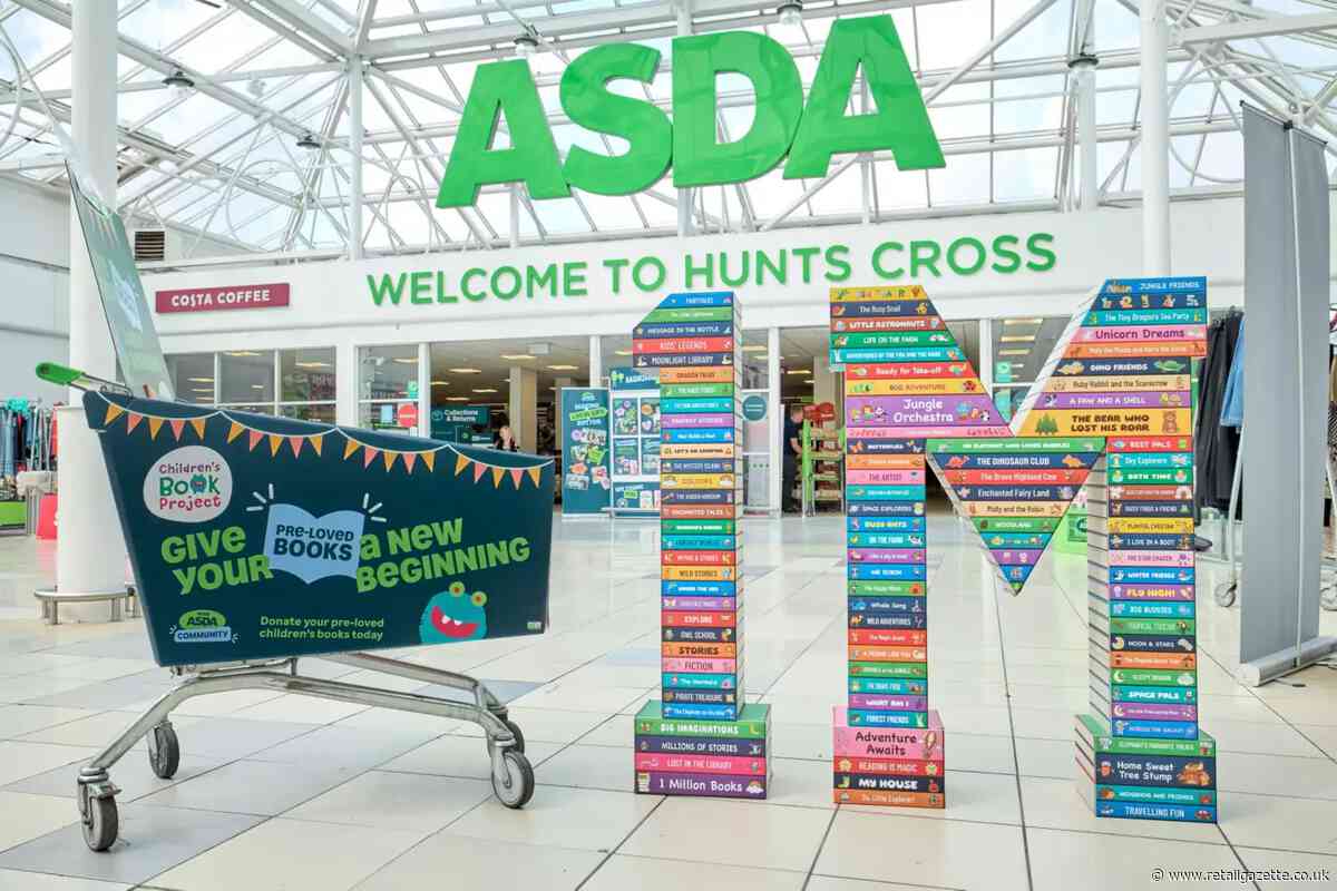 Asda helps to redistribute over one million children’s books