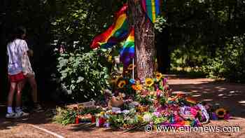 Berlin unveils rainbow bench for Pride attack victims