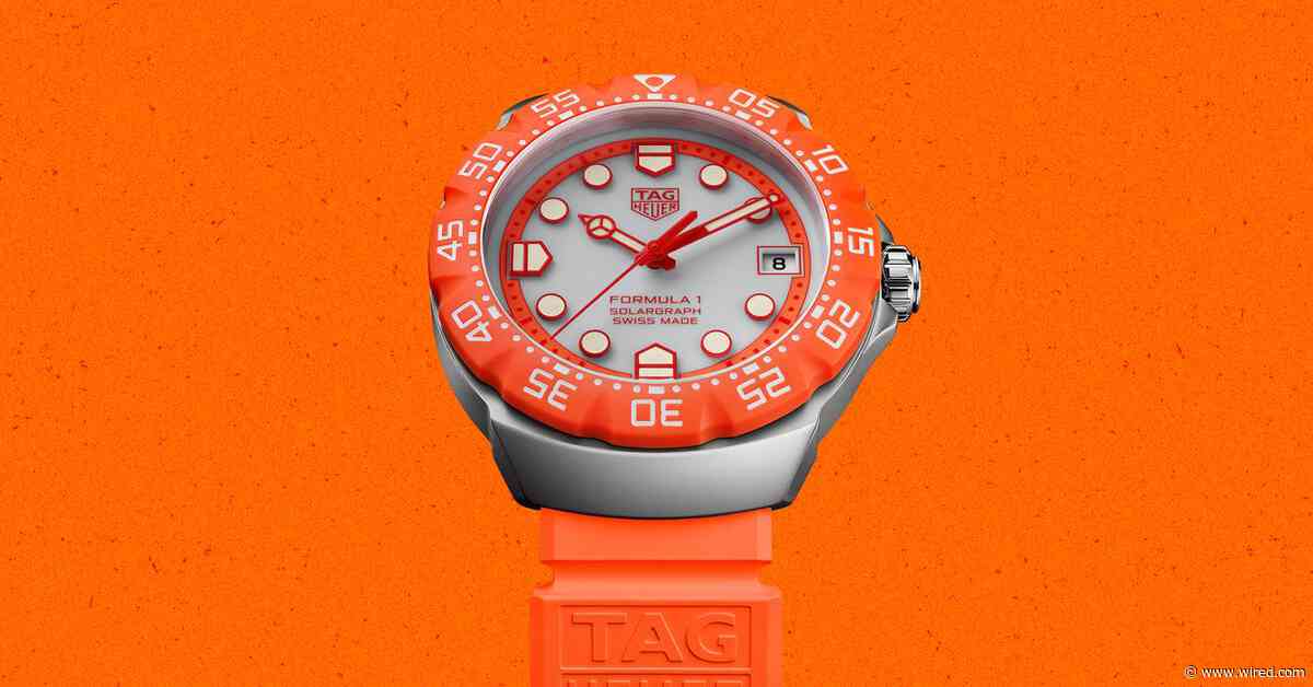 Orange Crush: TAG Heuer Drops a Bright Revamp of the Original Metal F1 Watch