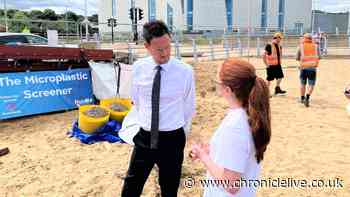 Marine Minister thanks 'volunteers on the ground' involved in nurdle clean-up on North East beaches