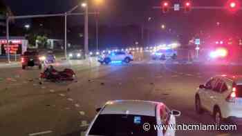 Driver arrested in Florida road-rage pursuit and crash that left 4 hurt, cops say