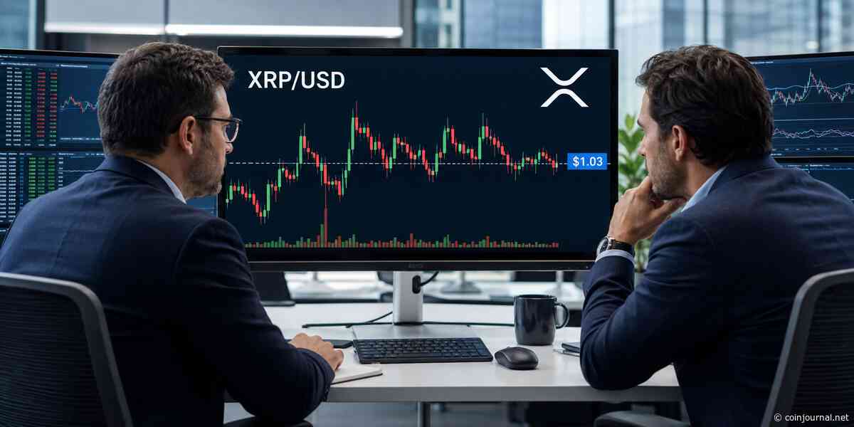 XRP rebounds to $1.03 but bearish momentum keeps $1 support at risk