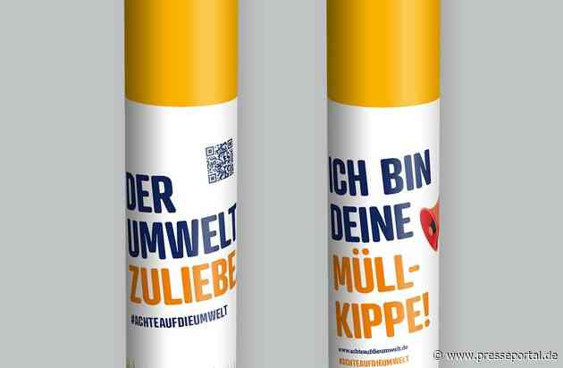 Ein Zeichen gegen Zigaretten-Stummel