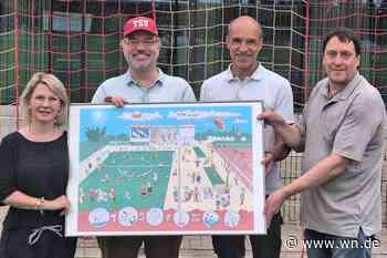 Wimmelbild zeigt sportliche Vielfalt mit Augenzwinkern
