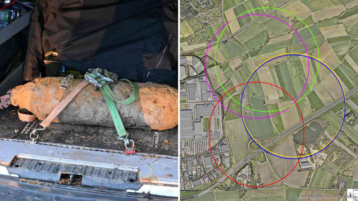 Live-Ticker zur erneuten Bombenentschärfung im Pfuhler Ried: Alle Infos zu Schutzbereich, B10- und Bahn-Sperrung
