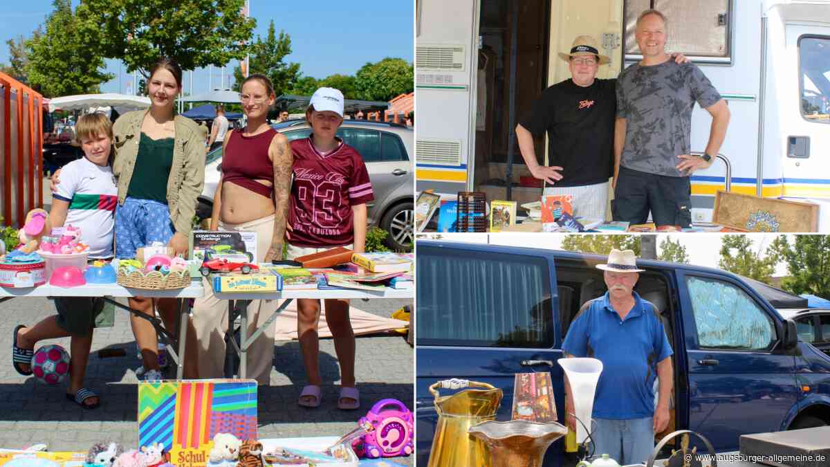 250 Stände, viele Geschichten: Unterwegs auf dem Südpark-Flohmarkt in Neuburg