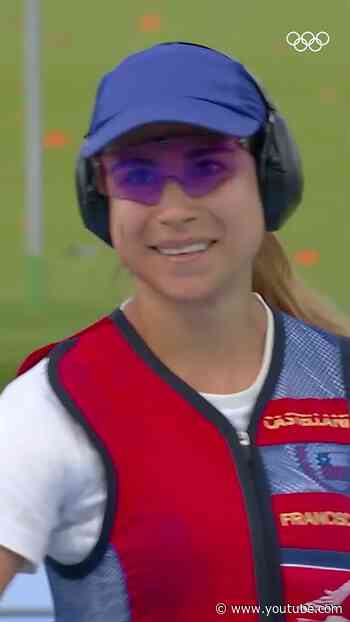 The first female Olympic champion in Team Chile's history. 🥇🤩