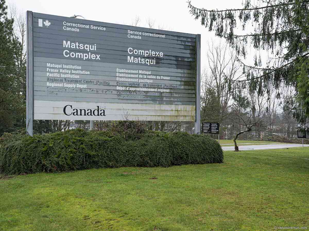 Inmates evacuated from Matsqui Institution in Abbotsford due to burst water pipe