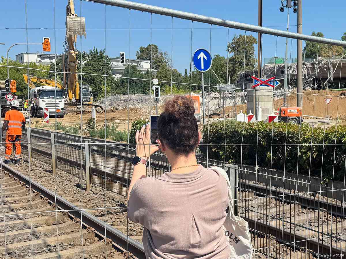 Influencer entdecken Abriss der Bonner Nordbrücke