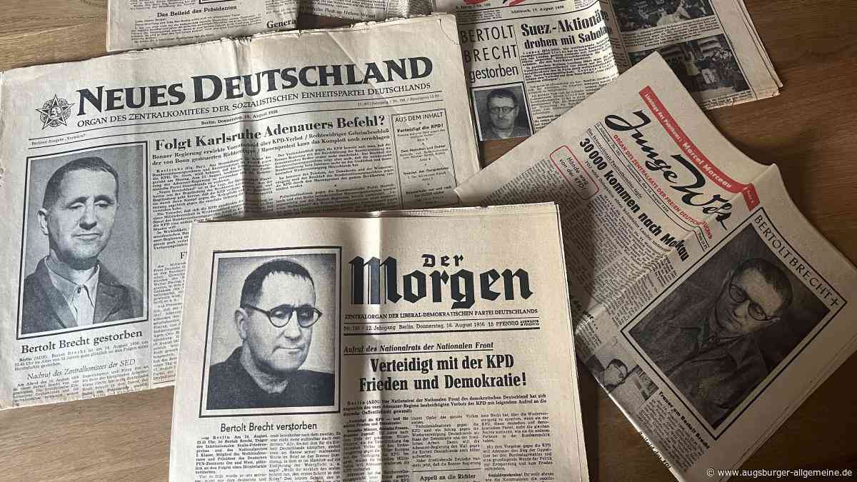 Brecht starb vor 70 Jahren. Wie reagierte die Presse darauf in der DDR und im Westen?