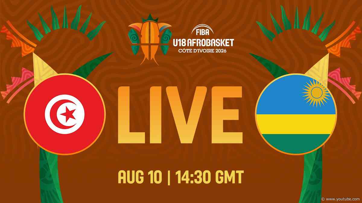 Group Phase | Tunisia v Rwanda | Full Basketball Game | FIBA U18 AfroBasket 2026