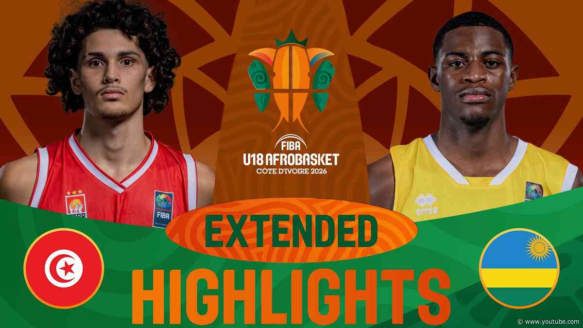 Tunisia 🇹🇳 v Rwanda 🇷🇼 | Extended Highlights | FIBA U18 AfroBasket 2026