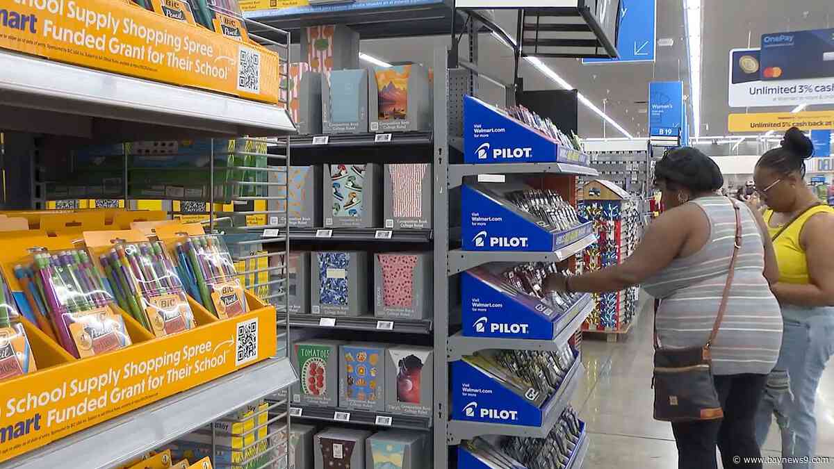 Florida's back-to-school sales tax holiday lasts until Aug. 20, offering families relief on school shopping