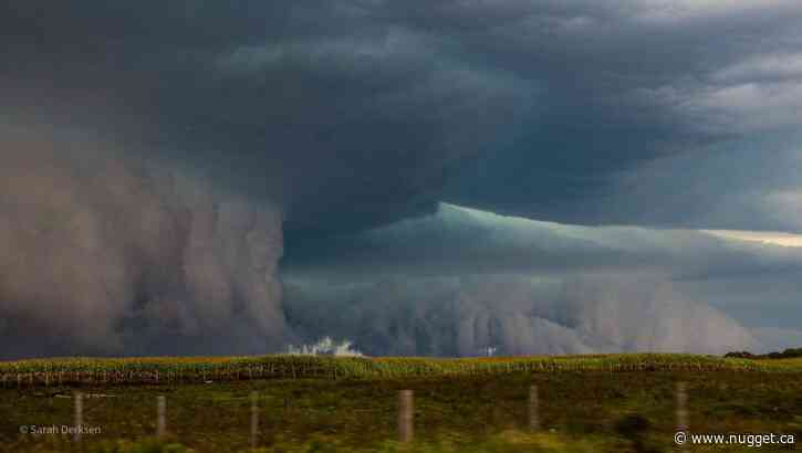 Environment Canada says a major thunderstorm, and the chance of a tornado, is in the forecast