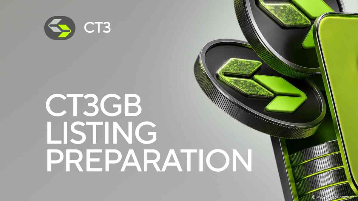 CT3 Begins Preparing Its Ecosystem for the Launch of the CT3GB Economy