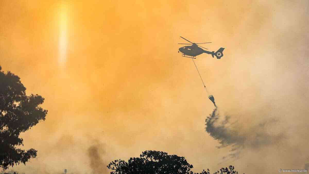 Nächste Italien-Region von Waldbränden betroffen: Flugzeuge holen Löschwasser im Nachbarland