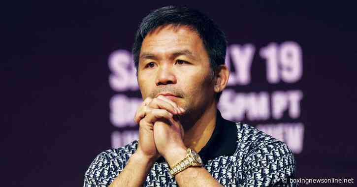 Manny Pacquiao accused of avoiding fight against welterweight champion: “He’s a legend but he ducked me”
