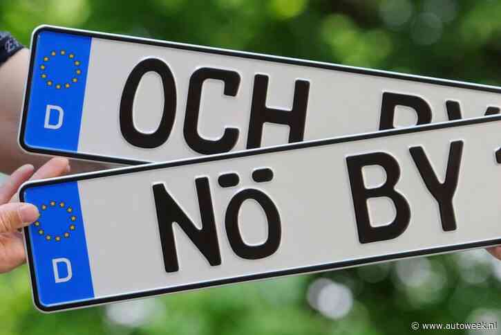 Speciaal Duits 'Heimatkennzeichen' razend populair