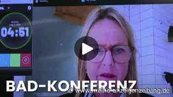 Wäsche im Hintergrund: Video zeigt Politikerin im Bad