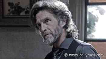 Superman villain John Glover still has lustrous locks at 82 on very rare outing with his husband… see him now