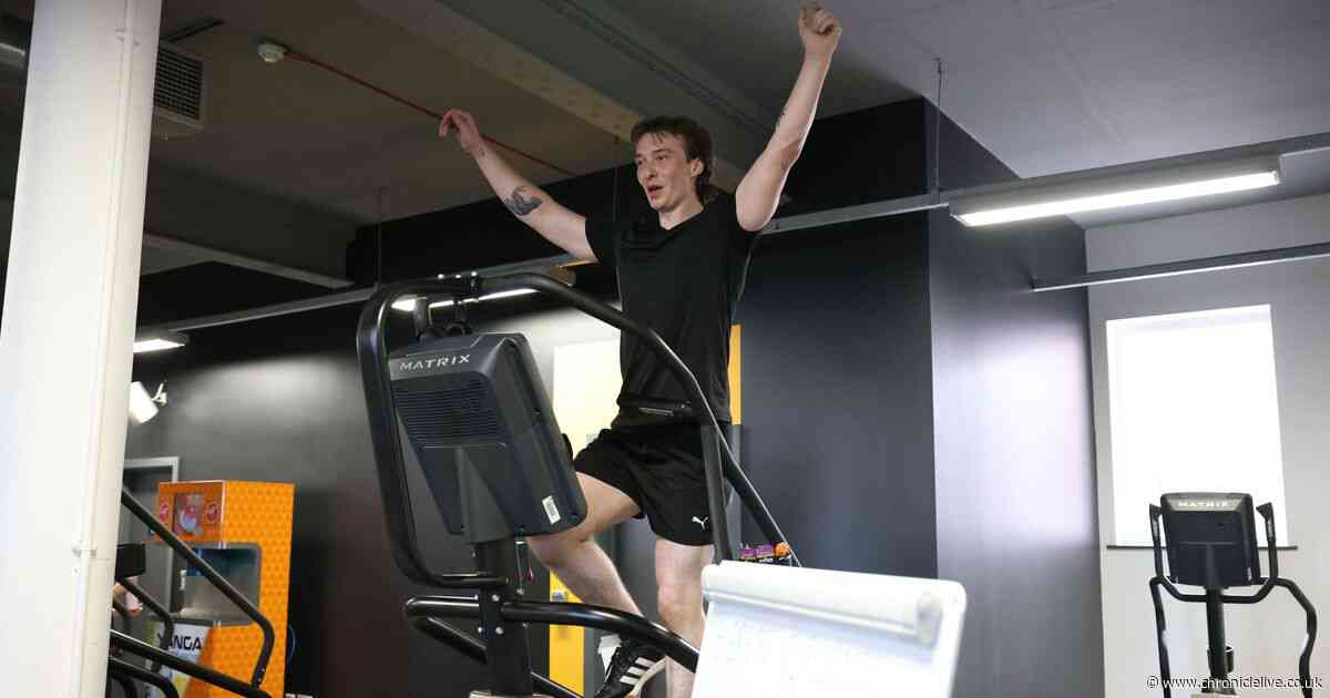 Gateshead personal trainer completes 12-hour 45,000 step 'Mount Everest' charity challenge