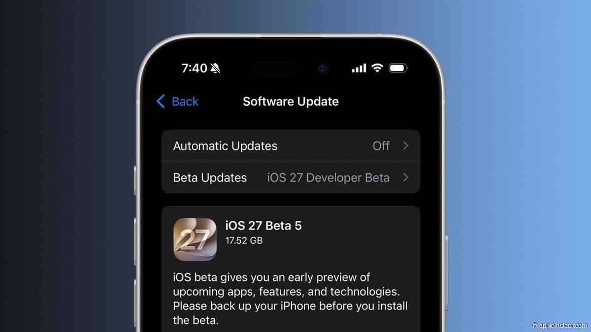 New in iOS 27 beta 5: 'Before Searching' settings, updated app icons, more